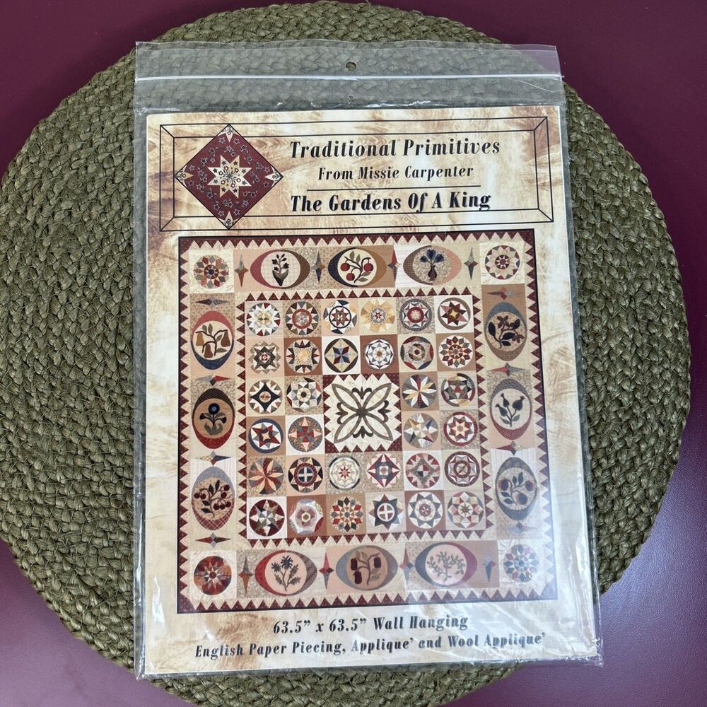 Traditional Primitives By Missie Carpenter Pattern 63” Gardens Of A King
